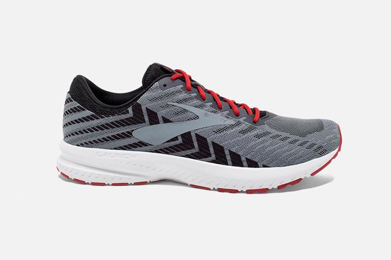 Brooks Launch 6 - Mens Road Running Shoes - Grey (62459PREG)